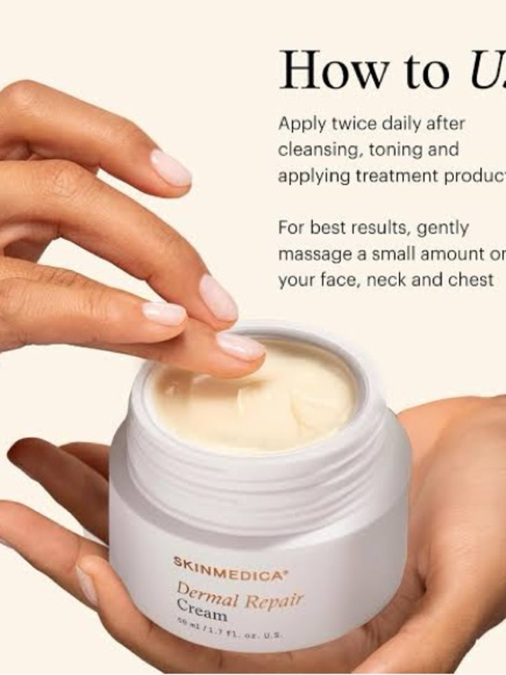 SkinMedica Dermal Repair Cream — Face & Neck moisturizer. New & sealed in box - Picture 3 of 3
